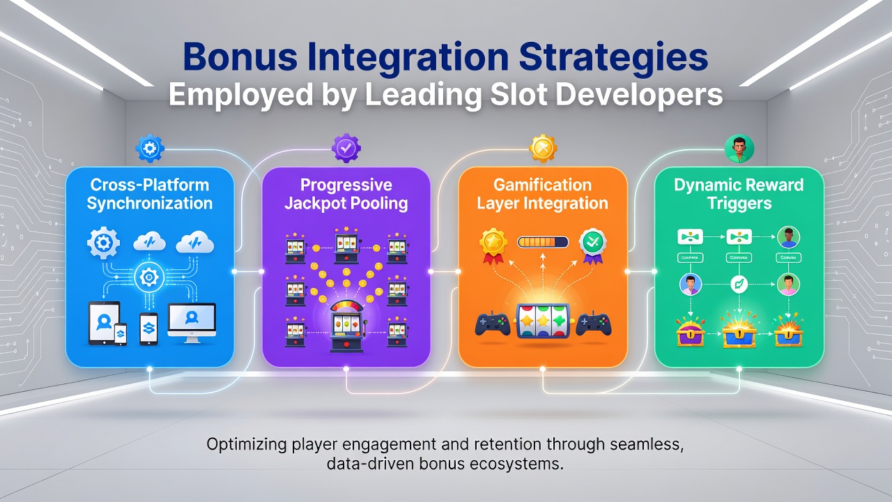 Detailed view of bonus mechanics integrated into slot reels and animations