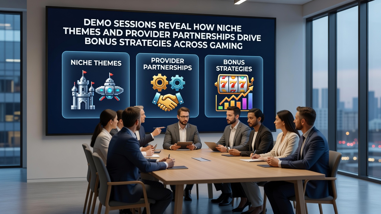 Provider partnership flowchart illustrating bonus strategy integration between niche game developers and multiple gaming platforms
