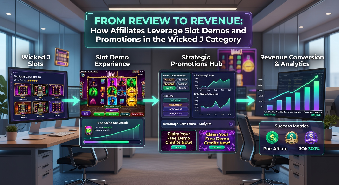 Graph illustrating affiliate revenue growth from Wicked J demos and bonus promotions over time