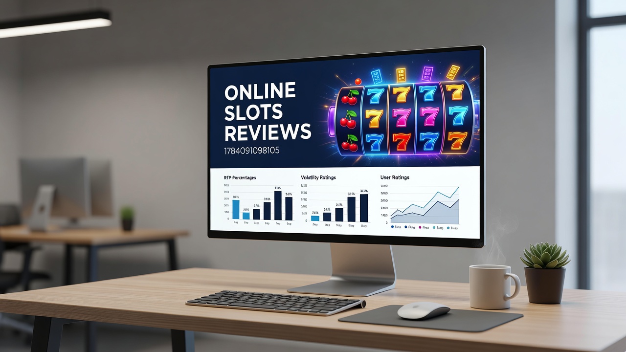 Detailed breakdown of slot game features including paytables, bonus triggers, and RTP indicators displayed on review dashboards
