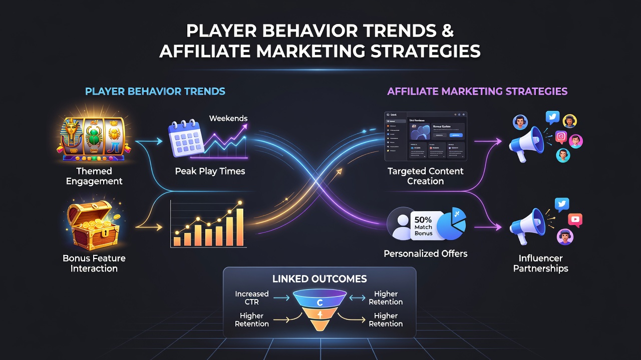 Affiliate marketing impact on slot player retention trends